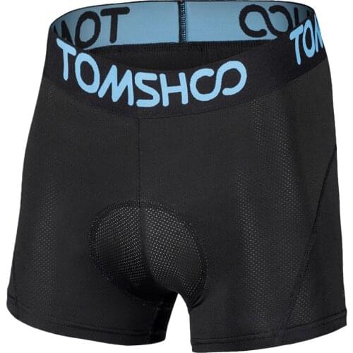 Mens 3D Padded Bicycle Cycling Underwear Breathable Lightweight Bike Riding Cycling Shorts Underpants