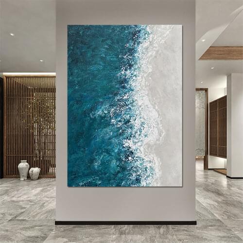Hand painted Canvas Painting Wall Art Abstract Landscape Oil Painting Home Decoeation Artist Painted Living Room Wall No Frame