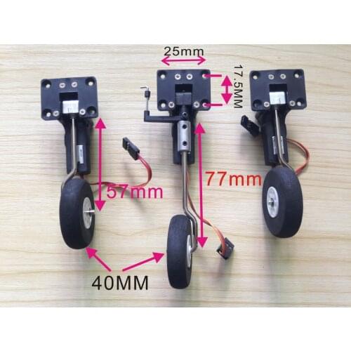 25g Steering Gear Electric Metal Worm Retractable Landing Gear DIY Airplane Model Freeshipping