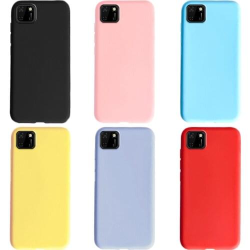 For Honor 9S Silicone Case Candy Color Phone Cover For Huawei Y5P 2020 Honor9S 9 S DRA-LX9 DUA-LX9 Soft TPU Funda Coque Bumper