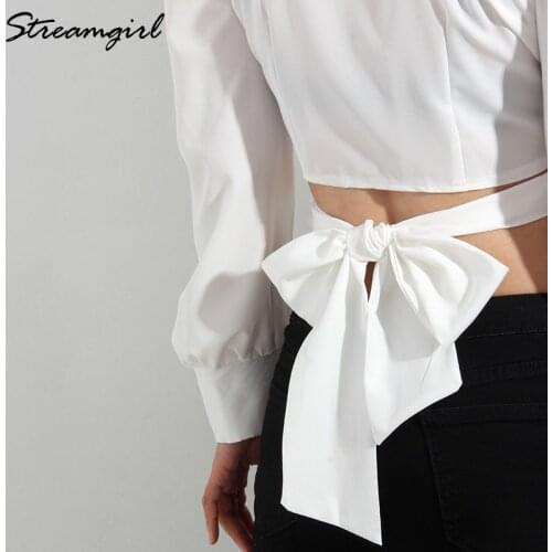 Блузки с бантом Streamgirl China At AliExpress