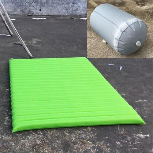 AXEMEN air bag type super light inflatable mattress floating bed pad/single & double air mat include & without inflateble bag