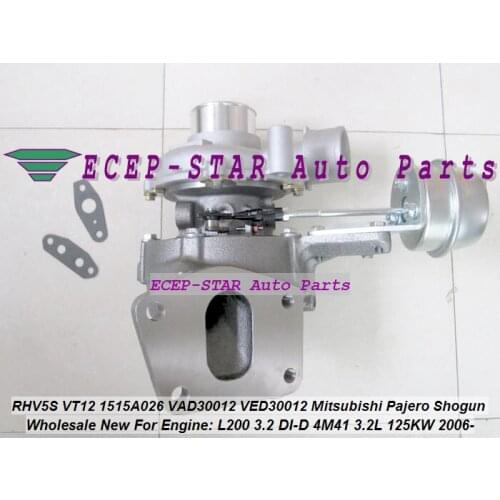 Turbo RHV5 1515A163 VT13 VT-13 1515-A163 1515163 For Mitsubishi Pajero V80 V90 Shogun L200 3.2 DI-D 4M41 3.2L 125KW Turbocharger