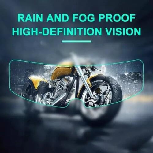 1Pcs Universal Motorcycle Helmets Anti-Fog Rainproof Patch Sun Visor Lens Helmet Lens Protective Film Motorcycle Accessories