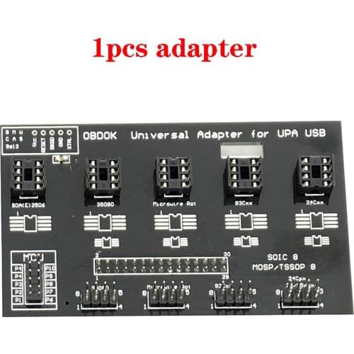 UPA USB Universal Eeprom Adapter UPA-USB ECU Serial Programmer with 8 Soic Clip Cable For I2C/SPI Microwire Diagnostic Tool