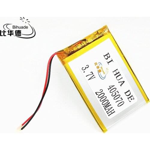 1pcs [SD] 3.7V,2000mAH,[405070] Polymer lithium ion / Li-ion battery for TOY,POWER BANK,GPS,mp3,mp4,cell phone,speaker