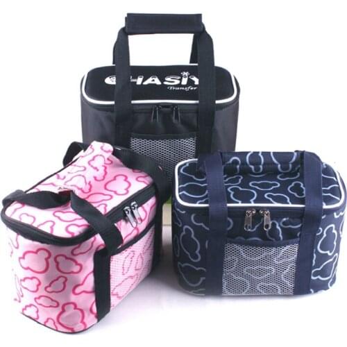 1pc Thermal Lunch Box Bag for Kid Food bag Travel Picnic Bag Women Handbag Cooler Insulated Lunch Box Oxford Beer Cooler Bag