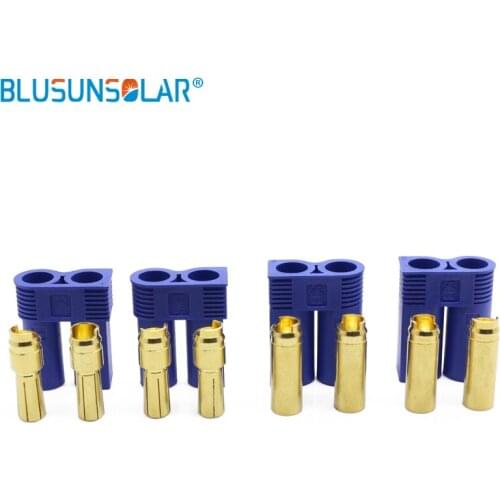10sets 1 Male/1 Female Connector 2 Male / 2 Female 5MM bullet Plugs adapter EC5 Style