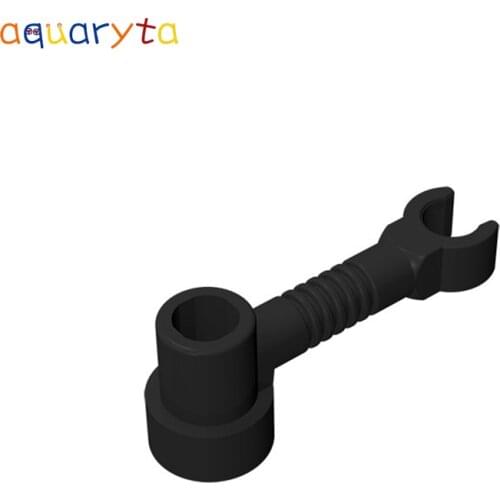 Aquaryta 100pcs 1x3 Connector with Clamp Technology Building Block Part Compatible 4735 DIY Assembles Particle Toys for Children