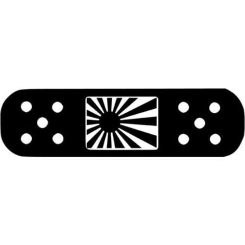 15.2*4.2CM Stylish Surface Plastered JDM Car Sticker Covering The Body Fun Of Vinyl Decals Black/Silver C7-1585