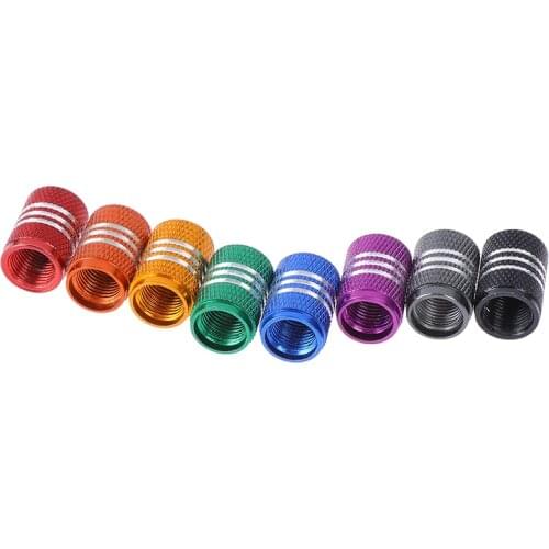 4PC/Set Fashion Alloy Anti-theft Car Tire Valve Caps Wheel Tires Tire Stem Air Cap Airtight Covers