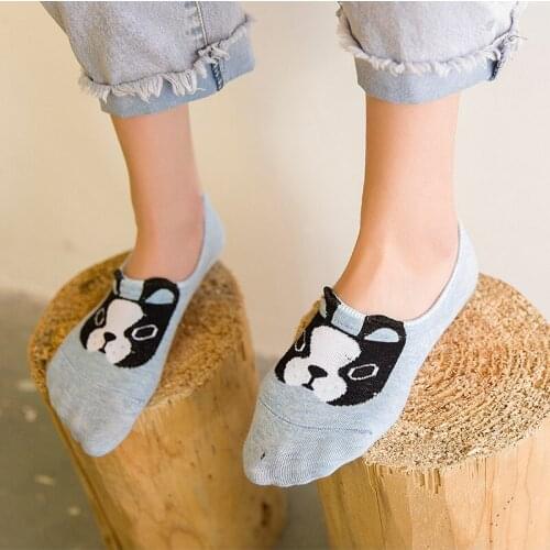 6 piece=3 pair sweet colors for women ankle socks knitted funny cartoon animal boat socks for women girl art sock short Sox