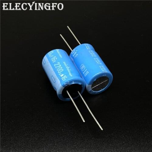 2pcs/20pcs 2200uF 16V NICHICON BT Series 16x25mm Highly dependable reliability 16V2200uF Aluminum Electrolytic capacitor