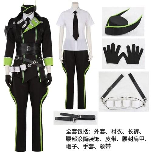 Anime Cosplay Twisted Wonderland DIASOMNIA Cosplay Costume silver Uniforms Full Sets