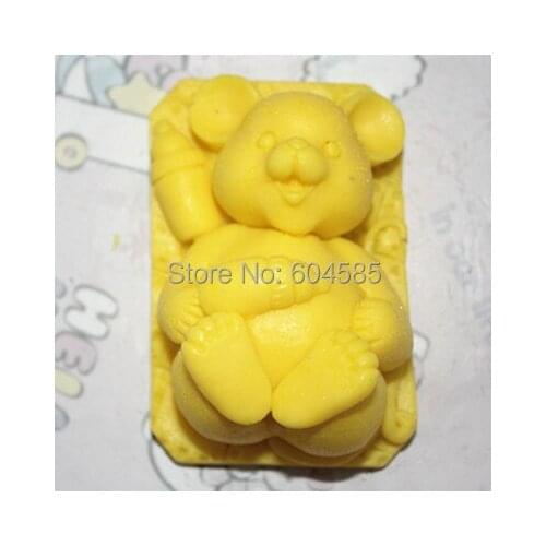C282 The mouse Art Silicone Soap mold Craft Molds DIY Handmade soap molds