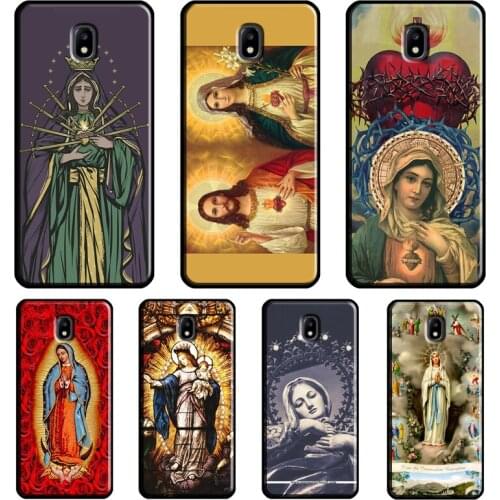 Virgin Mary Christian Cover For Samsung Galaxy A8 A6 A7 A9 2018 J8 J4 J6 Plus J1 A3 A5 2016 J3 J7 J5 2017 Case