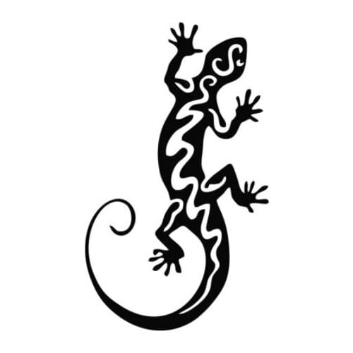 Etiqueta do carro lagarto engraçado adesivo de carro decalque do vinil prata/preto para auto adesivos de carro estilo do N2106