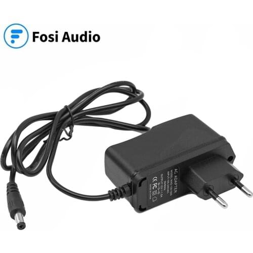 Fosi Audio 12V AC 100V-240V 50/60HZ Converter Adapter DC12V EU Power Supply DC 12V 1.5A US Plug 5.5 x 2.5mm For Power Amplifier