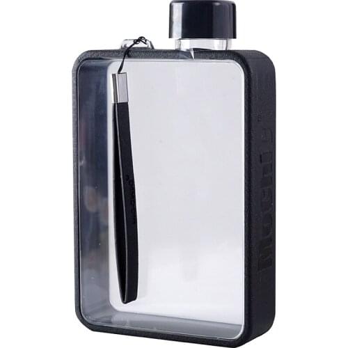 Korean Travel Hiking Water Bottle Large Portable Transparent Plastic Flask School Tazas Desayuno Portable Sport Bottle EA60SH