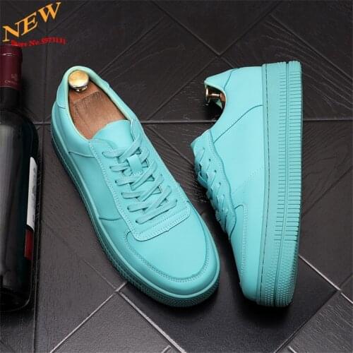 New Arrival Men Sneakers white Leather Casual Shoes Flats Hip Hop Loafers Zapatillas Hombre