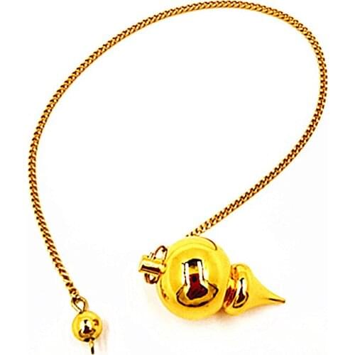 Metal pendant pendulum for men lucky charm pendulum divination spiritual design reiki symbols charms jewelry Pendant for crafts