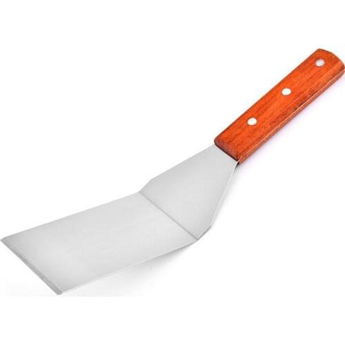 3Pcs Set Stainless Steel Kitchen Utensil Set Spatula Slotted Spoon With Wood Handle Baking Cooking Tools J2Y