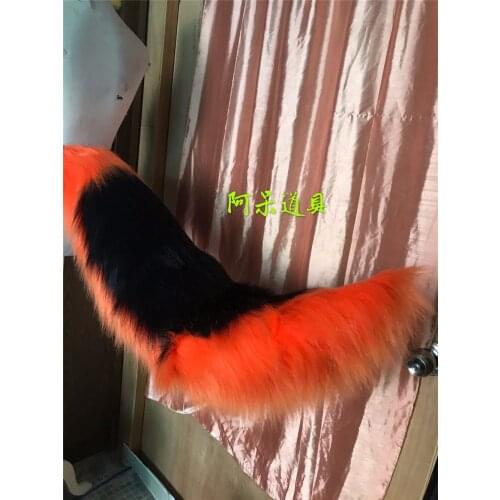 Arknights AaK Cosplay Ears Hairhoop Orange Black Tail for Halloween Carnival Costume Accessories Toys Childrens Fans Gifts