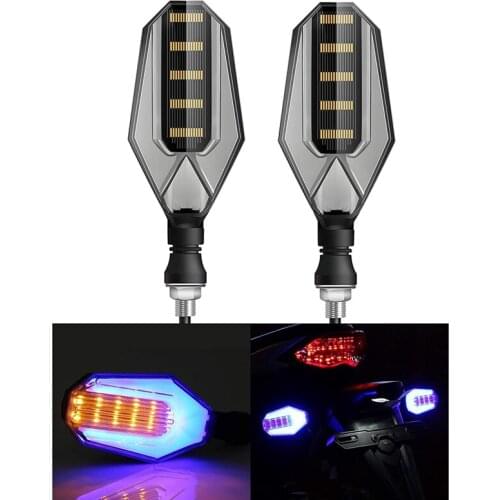 1Pair 30Leds 12V Motorbike Turn Signal Waterproof Blinkers Front Rear Indicators for Yamaha