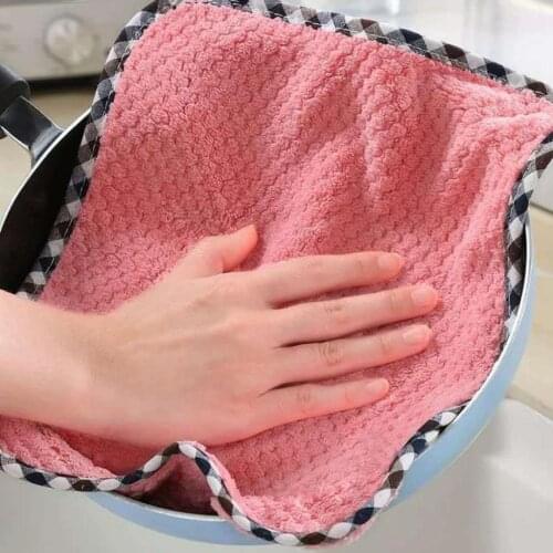 Cleaning Cloth 2PCS 25 X 25 CM Lint Free Microfibre Cleaning Rag for Kitchen, Windows, Car, Furniture, Glass