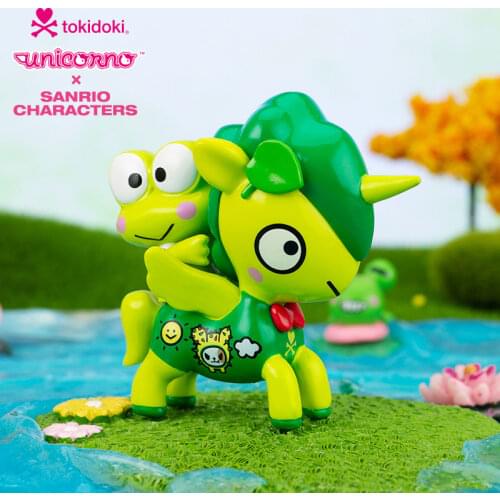 Tokidoki Unicorno Hello Kitty Blind Box Fashion Doll Lala Gudetama Kiki Kuromi Keroppi Maru Melody Model Anime Figures Collect