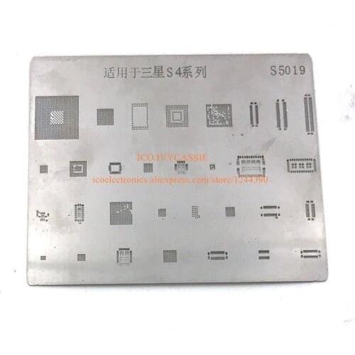 For Samsung S4 BGA Stencil BGA Direct Heating Stencil CPU emmc BGA reballing Direct Heating Template S5019