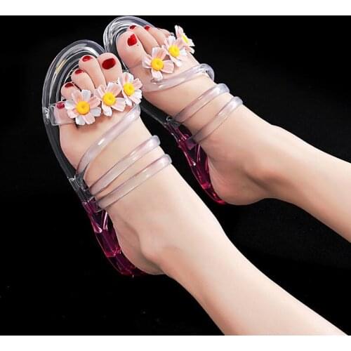 Ladies Slippers Female Summer New Simple Fashion Beach Non-slip Soft Bottom Slippers Home Indoor Womens Slippers