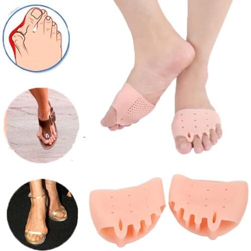 1Pair Insoles Foot Care Tool Honeycomb SEBS Material Adult Shock-absorbing Pain Relief Thumb Valgus Corretcor