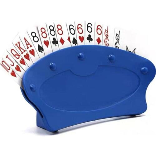 1pc Poker Holder Poker Seat Playing Card Stand Holders Poker Base Game Organizes Card Holder Board for Children