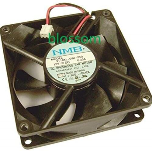 12v DC 0.30a 80x25mm 2-Wire Fan 3110KL-04W-B50 6months Warranty