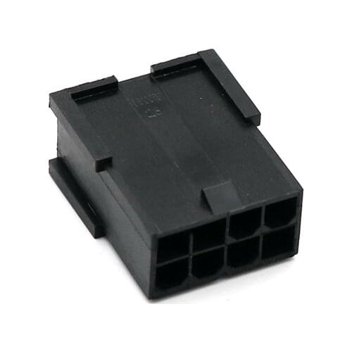 Angitu 4.2mm Molex 8Pin GPU/PCI-E Female housing connector Black, White Cable Connector-10PCS