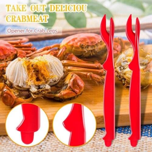 ABZS 8Pcs Seafood Tools Set Crab Lobster Crackers Stainless Steel Seafood Crackers Forks Lobster Crab Leg Nut Crackers