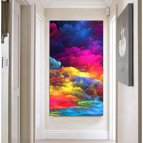 Abstract Paintings Modern Landscape Art Diamond Painting Pictures Home Wall Diamond Embroidery For Living Room Decoration