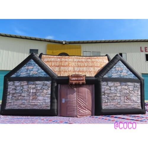 Free ship to door!custom design outdoor portable inflatable tent, good quality inflatable irish pub, party bar tent