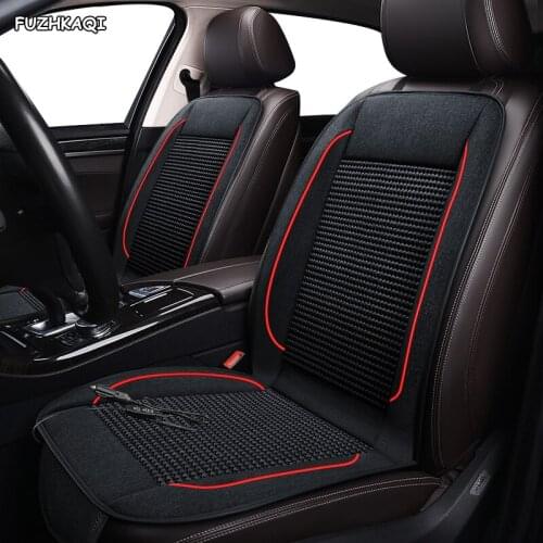FUZHKAQI 12V Seat ventilation 1pc car seat cover for Ssangyong all model Actyon Kyron Tivolan Rexton korando summer Pad Cushion