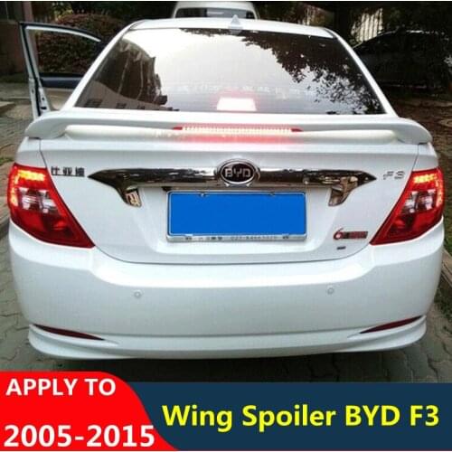 For Geely Byd F3 Spoiler Accessories 2005-2015 ABS Material Car Tail High Quality Trunk Spoiler Rear Wing Byd F3 Special