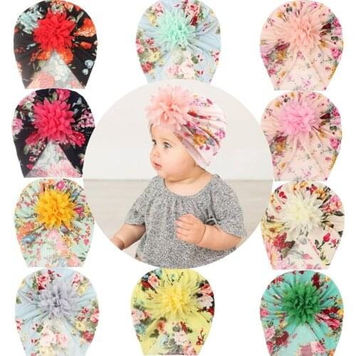 Baby Girl Hat Newborn Hospital Hat Infant Turban Nursery Beanie Headwrap