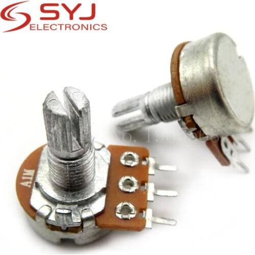 2pcs/lot Imports diaphragm 148 single - potentiometer A105 handle length 15MM flowers with 41 points step A1M In Stock