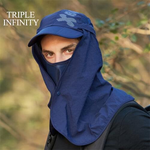 New Summer Sun Hat Outdoor Sun-proof Anti-mosquito Breathable Waterproof Large Mens Hat Foldable Hiking Fishing Baseball Caps