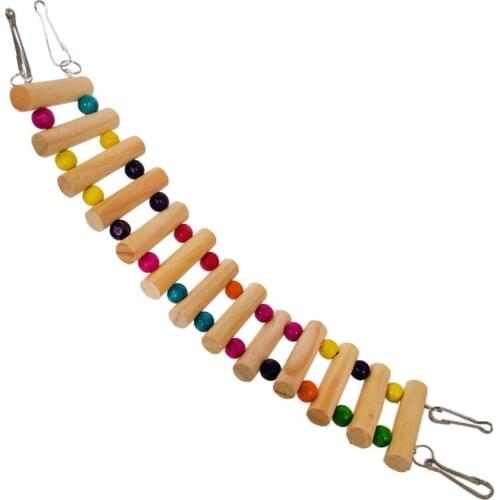 3Pcs Parrot Cage Toy Squirrel Hamster Squirrel Hammock Bird Nest Swing Ladder C63B