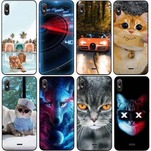 For Wiko View 2 Go Case Rose Wolf Cute Patterned Cover Soft Silicon Phone Case for Wiko View 2 Plus Top Quality