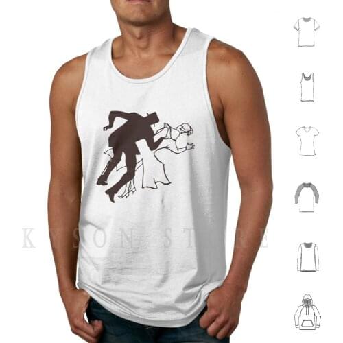 Alfred Hitchcock′s Vertigo Tank Tops Vest Sleeveless Vertigo Hitchcock Masterpiece Suspense Horror Terror Movies Cinema Film
