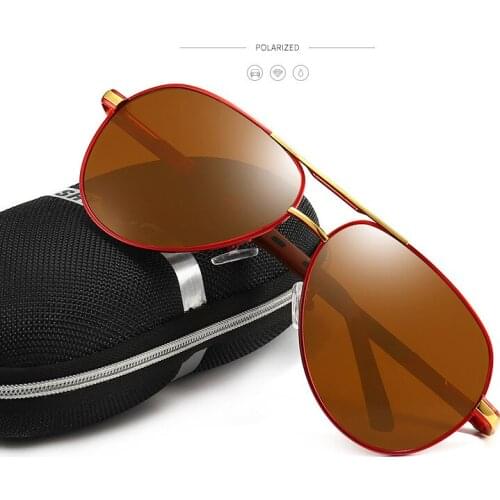 Aluminum magnesium mens sunglasses mens polarized coating mirror glasses mens glasses accessories men
