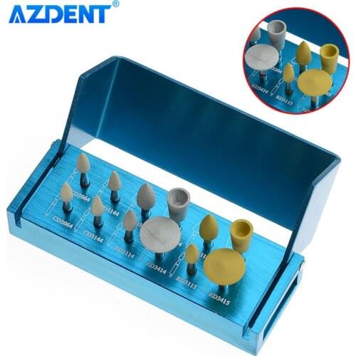 Dental Zirconia Polishing Kit RA3112 for Low Speed Contra Angle Handpiece Dental Lab Diamond Polishers