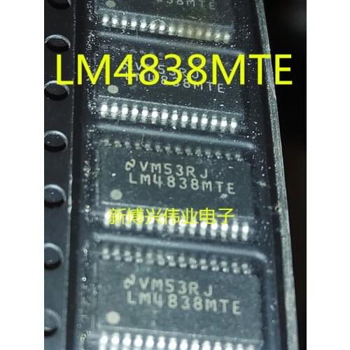 LM4838MTEX LM4838MTE LM4838 TSSOP28 new imported original